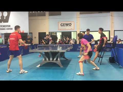 Juan LIU and Jishan LIANG Practice at WESTCHESTER TTC July 2019 Open