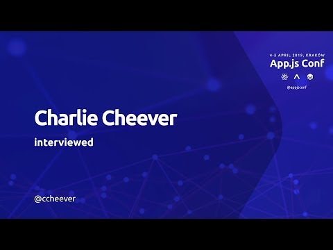 App.js Conf – Charlie Cheever interviewed @ Studio Live