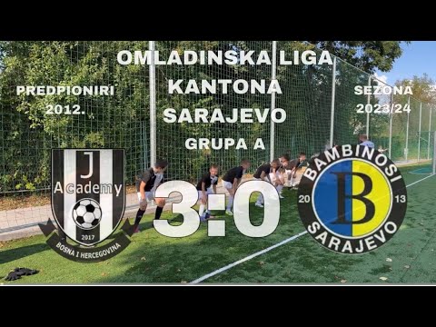 J Academy 3:0 ŠF Bambinosi - Omladinska liga Kantona Sarajevo - Sezona 2023/24 - Predpioniri 2012⚡️
