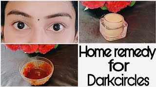 Say Goodbye to DARK CIRCLES in 7 days||Home remedy for Under Eye DARK CIRCLES |WRINKLES |EYEBAGS