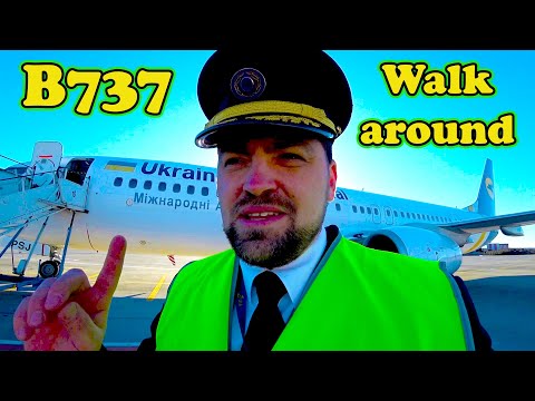 Boeing737 very quick walkaround on evacuation flight to Dubai