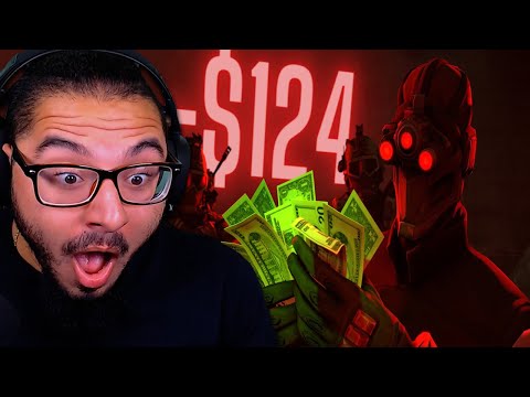 TheRussianBadger - robbing $124 from a free to play game | REACTION