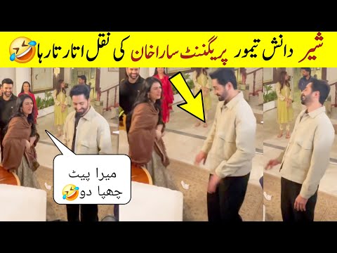 Danish Taimoor Funny 🤣 Sher episode 1 BTS| Sara khan And Danish Taimoor Drama | Sher Ep 01 Bts