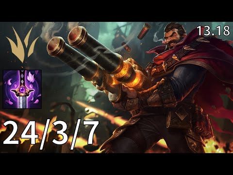 Graves Jungle vs Maokai - EUW Diamond | Patch 13.18