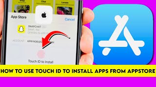 How to use Touch ID to Download & Install Apps | Enable Touch ID for App Store Purchases | iOS 16