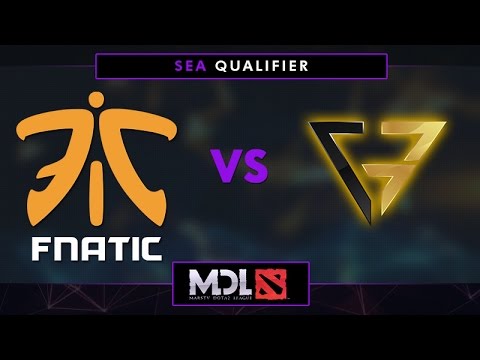 Fnatic vs Clutch Gamers Game 1 - MDL 2017 SEA Qualifier: Quarterfinals - @Basskip