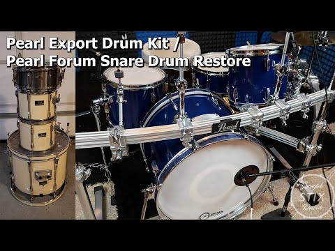 Pearl Export Drum Kit / Pearl Forum Snare Drum Restore