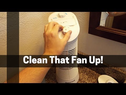 YouTube video about: How to take apart a honeywell tower fan?