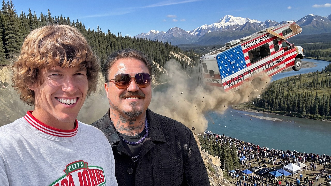 I Went to Alaska's 4th of July Car Launch with Bam Margera!