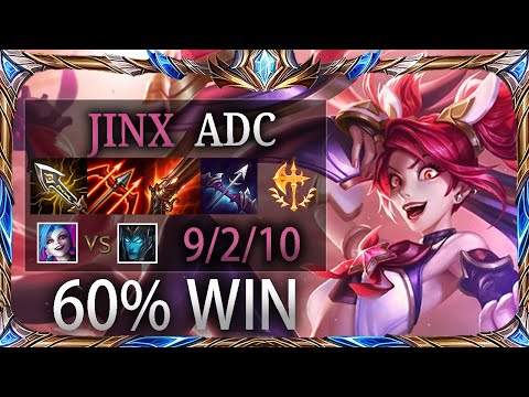 60%WIN Jinx ADC vs Kalista - KR Challenger Patch 10.16