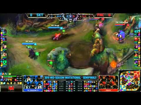 [Highlight] SKT vs FNC - Game 1 - MSI 2015