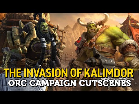 The Invasion of Kalimdor Cutscenes -  Orc campaign Warcraft III Reforged