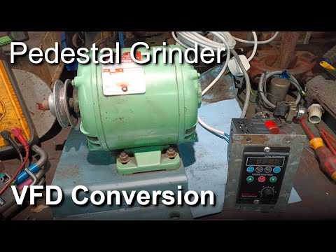 Pedestal Grinder VFD Conversion