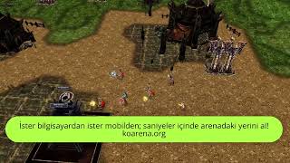 TARAYICI KNİGHT ONLİNE - USKO'DA FARM ATARKEN ALT TAB'DA 3 SANİYEDE PK ATABİLİRS