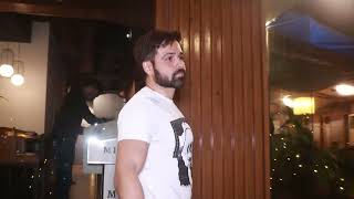 Emraan Hashmi With Father Spotted At Mizu Restaurant In Bandra