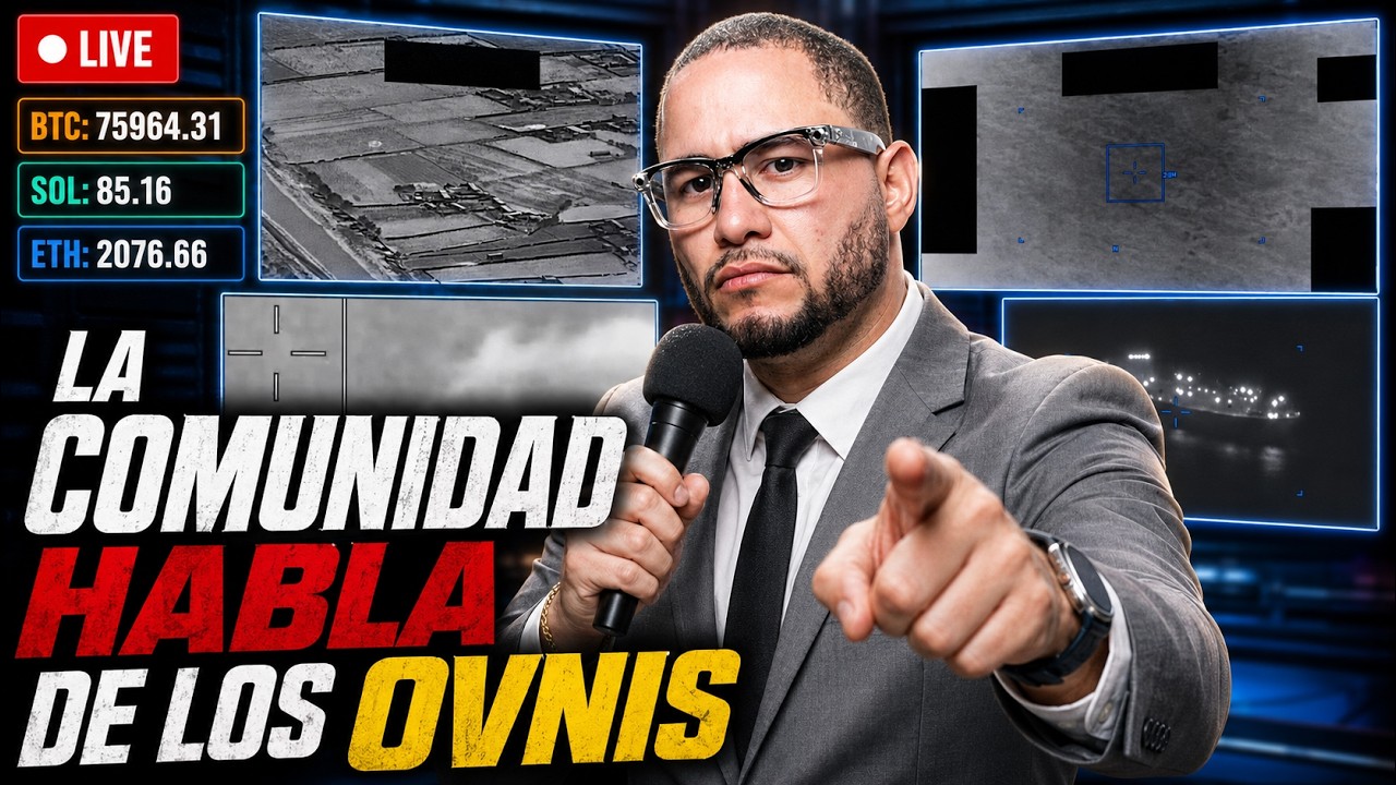 LA COMUNIDAD HABLA DE LOS OVNIS EN VIVO