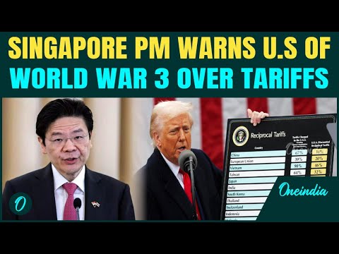 新加坡總理就關稅戰向唐納德-特朗普發出令人不寒而慄的資訊 | 警告將發生武裝衝突 (Singapore PM's Chilling Message To Donald Trump Over Tariff War Goes Viral | Warns Of Armed Conflict)