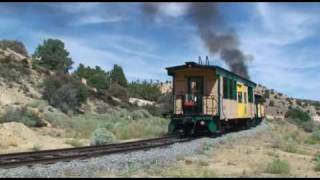 preview picture of video 'Virginia and Truckee Railroad, Gold Hill, Tunnel #4 Action'