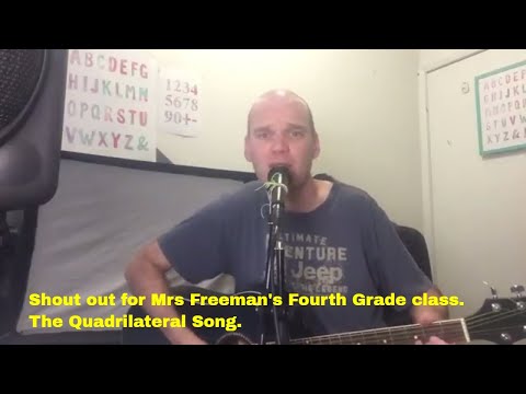 The Quadrilateral song Shout out for Mrs Freeman's Forthies