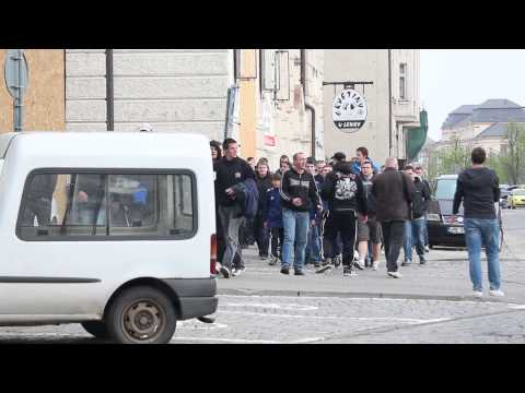 Pochod fanoušků městem na stadion