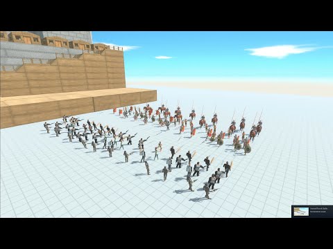 Modern Humans VS Ancient Humans - Animal Revolt Battle Simulator