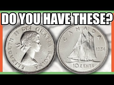 VALUABLE CANADIAN DIMES WORTH MONEY - RARE SILVER DIMES TO LOOK FOR IN CIRCULATION!!