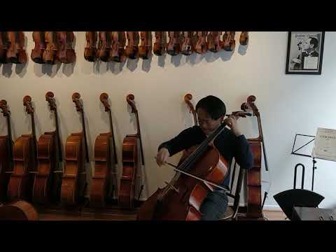 International cello soloist Jian Wang was enjoying Toonika Spiritoso cello.