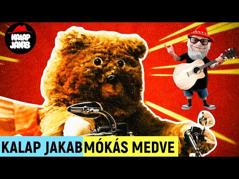 KALAP JAKAB - MÓKÁS MEDVE (Előre a jobb kezedet, utána hátra, Brumm-brumm Brúnó) gyerekdal, animáció