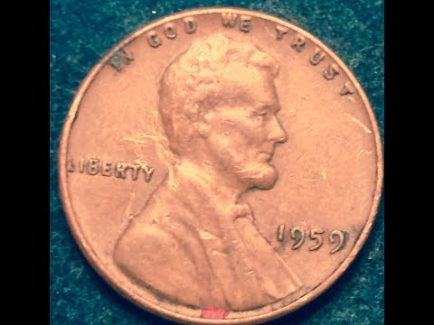 1959 Lincoln Memorial Penny - Always Look For Transitional Errors