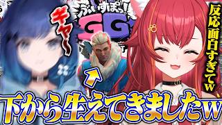 練習中に何かを企むねこたつとそれに爆笑するつむおwww 【切り抜き 猫汰つな / ぶいすぽっ】