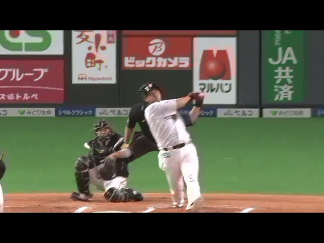 【6回裏】ファイターズ・中田 力強い一振り!! 今季15号2ランホームランを放つ!! 2018/6/14 F-T