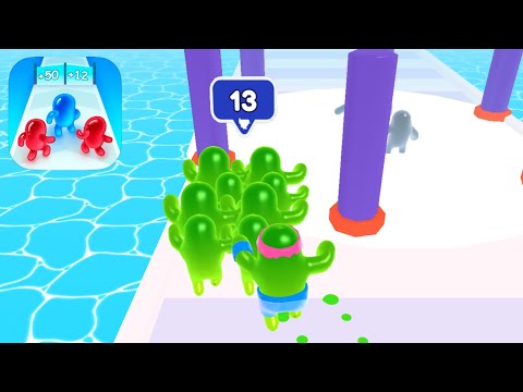 Join Blob Clash 3D - All Levels Gameplay Android, iOS
