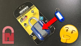 Brinks Combination Lock Opened with a Keyring