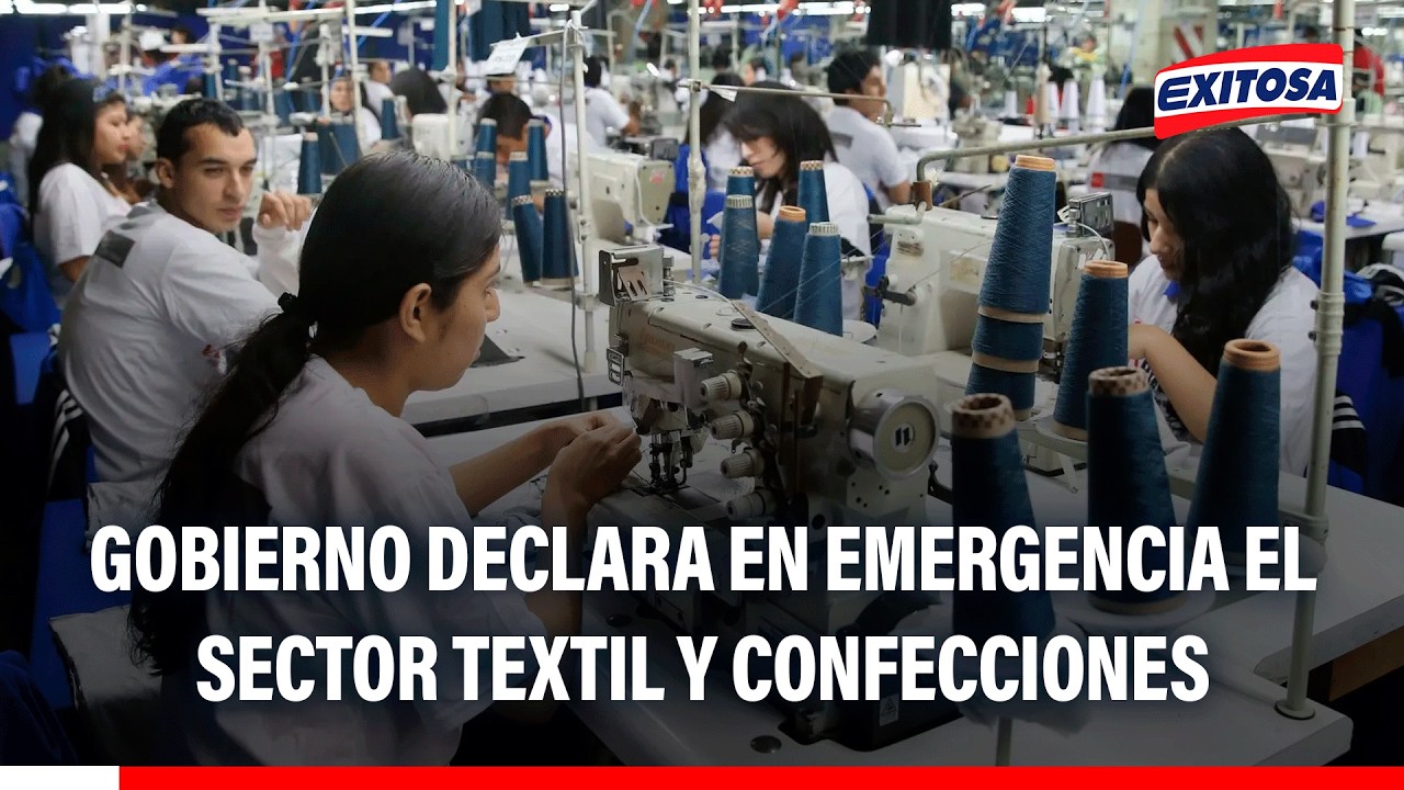 🔴🔵 Gobierno declara en emergencia el sector textil y confecciones