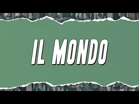 Jimmy Fontana - Il mondo (Testo)