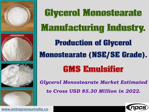 Glycerol monostearate powder