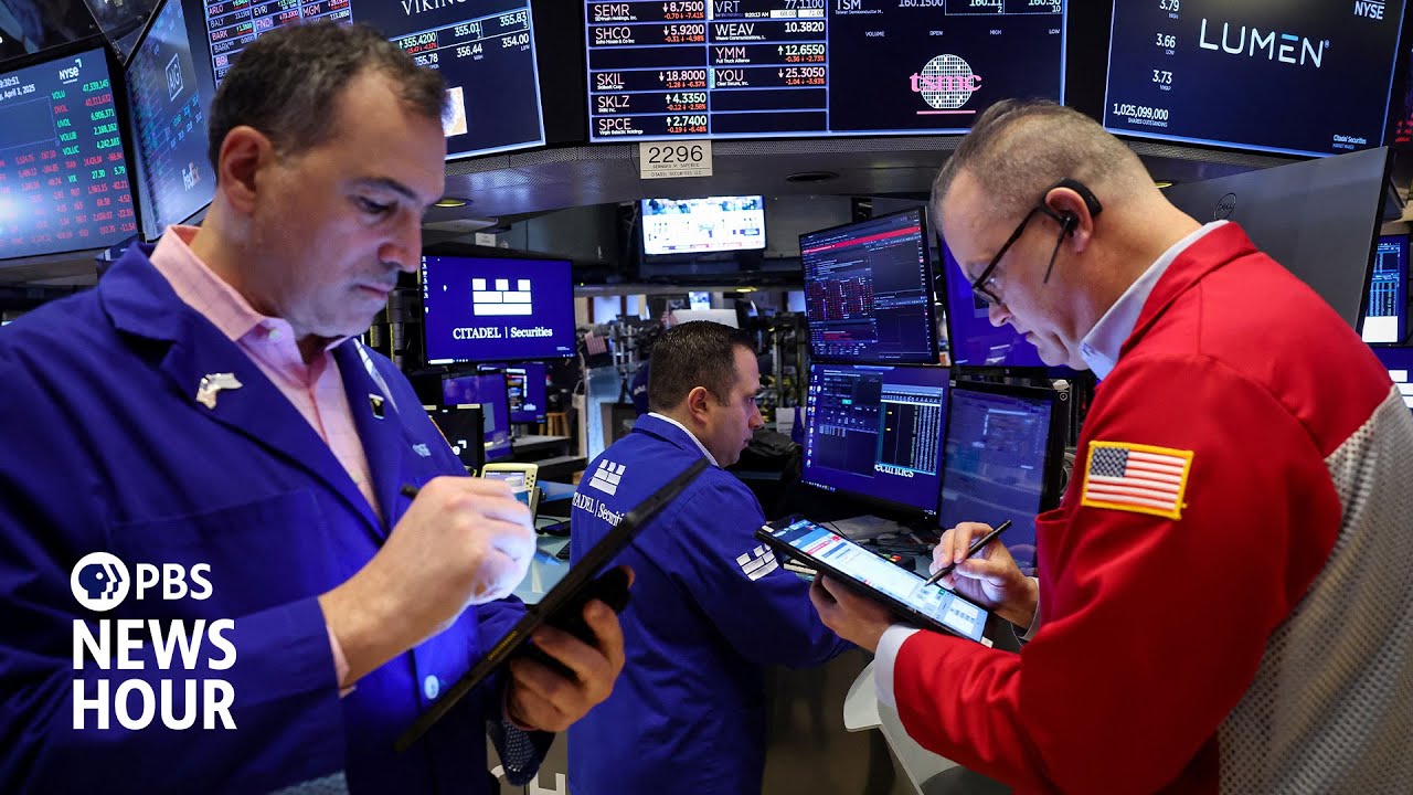 Markets plunge in wake of Trump's new tariffs and fears of global trade war