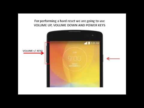 Hard Reset LG F60