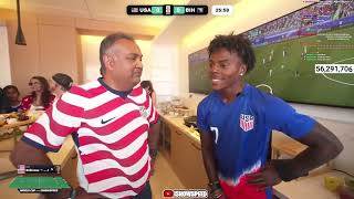 IShowSpeed Meets YouTube CEO Neal Mohan at the World Cup! 😭🇺🇸 #shorts
