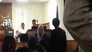 Mother Edwina Watts sings What a Friend we have in Jesus