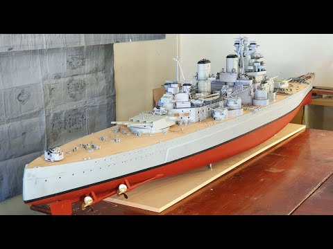 HMS King George V Model Ship. Scale: - 1:78