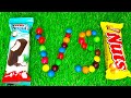 Satisfying Video L NEW Kinder Pingui Coconut VS Nuts ASMR Unpacking Very Sweet