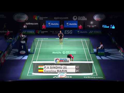 2014 THE STAR AUSTRALIAN BADMINTON OPEN - QF - WS - P.V. Sindhu [8] (IND) VS Carolina Marin (SPA)