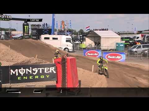 Prado vs Seewer battle -  MXGP of the Netherlands 2017
