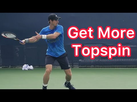 How To Get More Topspin (Tennis Forehand Technique)