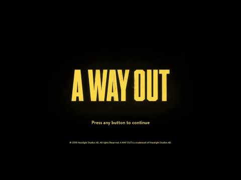 "A Way Out" Full Gameplay Live Stream