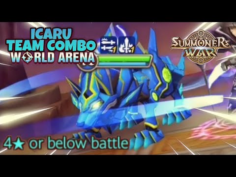 Icaru Team Combo in World Arena Ep. 3 - Summoners War