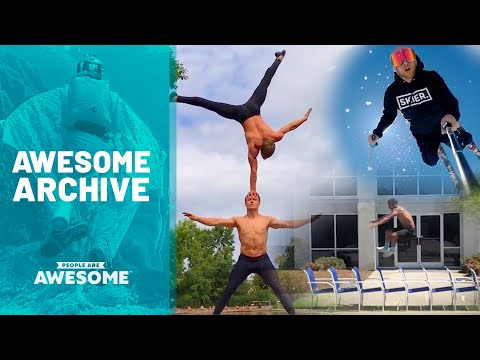 Chair Jumps, Ski Flips, & Balance Tricks | Awesome Archive