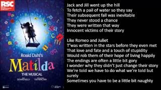 &quot;Naughty&quot; (Matilda the Musical) - Karaoke with lyrics
