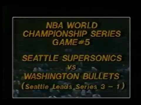 1979-06-01 NBA Championship Game 5 Seattle Supersonics vs Washington Bullets
